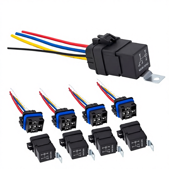 5 Pin Relay Harness 40/30 AMP 12V DC Waterproof Relay with Harness