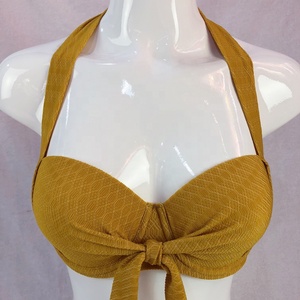 Nueva moda de verano 2 piezas dama bikini sujetador de tela de costilla sexy bikini playa - Product Image 5