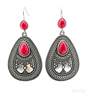 Pendientes de Perlas Florales Vintage, Estilo Boho, Pendientes Colgantes Elegantes Inspirados en el Palacio, Accesorios de Joyería de Moda para Mujer - Product Image 1