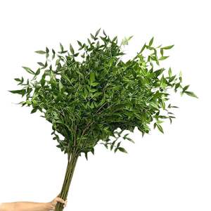 Planta Artificial Verde, Hojas de <span class=keywords><strong>Nandina</strong></span> para Arreglos Florales de Boda, Decoración del Hogar, Vegetación Artificial, <span class=keywords><strong>Flor</strong></span> Artificial al por Mayor - Product Image 6