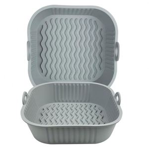 Plaque de cuisson carrée 3D pour friteuse à air, réutilisable, sans BPA, de qualité alimentaire, compatible four, disponible en petites et grandes tailles - Product Image 1