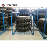 Palette de stockage de pneus en métal robuste, empilable, détachable, anti-secousse, pour le transport professionnel