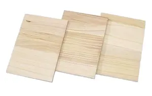 Pannello di paulownia in legno massiccio di legno di paulownia con rivestimento in cedro