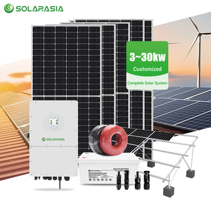 <b>Solar</b> Energy Hybrid on OFF Grid System Full <b>Kit</b> 30kw Storage Complete for Residential Use 3kw-30kw <b>Solar</b> System-003 Built-in MPP - Product Image 2