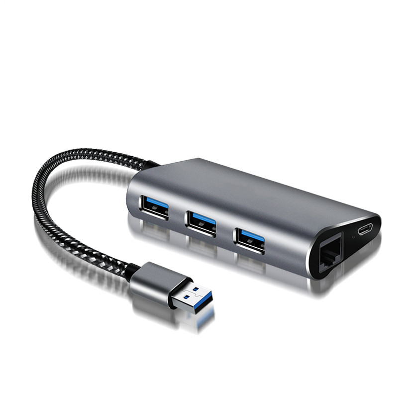 Пружинные контакты SMT/SMD высокое качество портативный 5 в 1 взаимный обмен данными между компьютером и периферийными устройствами 3,0 для гигабитный сетевой адаптер для смартфона с 3 портами USB хаб для работы с deskstop в Китае (стандарты CE,