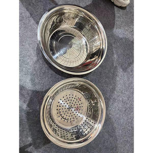 Paslanmaz çelik kevgir elek mutfak gıda meyve sebze kevgir pirinç elek filtre kevgir - Product Image 3