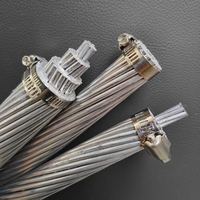 Cable ACSR Shenguan, Cable de Acero Reforzado con Aluminio, 50 mm, Cobre Desnudo para Aplicaciones en Centrales Eléctricas, Cable de Acero ACSR