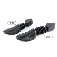 Civière d'arbre à chaussures en plastique noir réglable, Support de botte automatique, Support de façonnage pour femmes hommes enfants