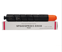 Cartouche de toner couleur compatible NPG45 GPR30 EXV28 pour Canon IR ADV C5045 C5051 C5250 C5255 avec emballage en vrac