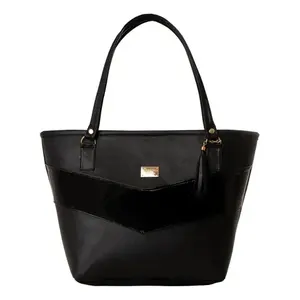 Bolso Tote para Mujer Fana Carola M3838 Negro PU Estilo Casual de Lujo con una Sola Correa y Cierre de Solapa para Uso Diario - Product Image 4