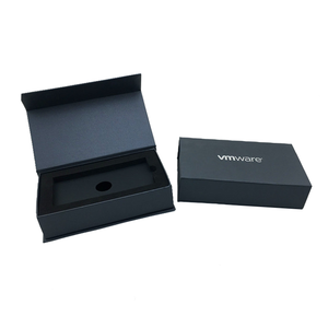 Custom Design Luxury Cell Phone Cardboard Packaging Black <b>Paper</b> Package Empty Mobile Phone Box - Product Image 6