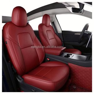 ผ้าคลุมเบาะรถยนต์หนัง Nappa กันน้ำ ทนทุกสภาพอากาศ สำหรับรถยนต์ Tesla Model Y ทุกสี รวมถึงรุ่นที่ใช้ร่วมกับ Model 3 และ Model X ได้ - Product Image 5