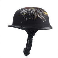 Casque de moto classique rétro personnalisé de luxe en gros, casque ouvert en ABS, certification ECE2206