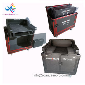 Caja de vuelo abatible para consola mezcladora de DJ personalizada para <span class=keywords><strong>Allen</strong></span> Health SQ6 con puerta doble o puerta única - Product Image 3