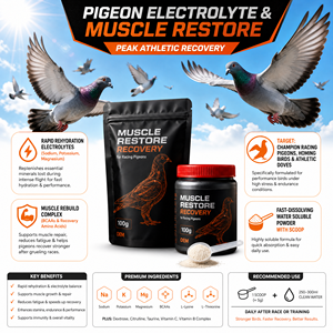 Electrolitos para <span class=keywords><strong>Palomas</strong></span> de Competición al por Mayor para Restauración Muscular y Recuperación Post-Carrera, Polvo Soluble, Marca Privada OEM - Product Image 3
