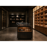 Vitrine murale de luxe sur mesure pour cigares, présentoir en bois pour tabac