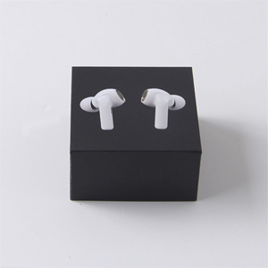 Fast shipping in stock Ready‑Made Black Rigid <b>Paper</b> Box, Top&Bottom Lid For Wireless Bluetooth Earphones Packaging - Product Image 2
