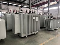 Transformateur de puissance immergé dans l'huile à bobines en cuivre et aluminium triphasé personnalisable, régulateur 50/60Hz AC