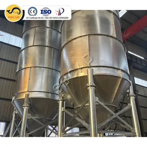 SDCAD disesuaikan 50-5000 ton bubuk kering mortar mencampur tanaman bolted galvanis penyimpanan bubuk silo
