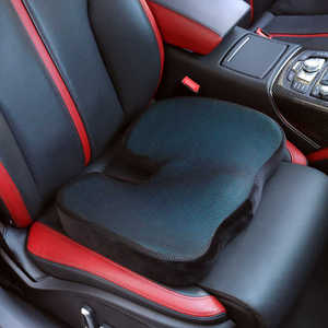 Coussin de siège en mousse à mémoire de forme respirant et antidérapant pour le bureau et la voiture, réduit l'inconfort lors des longues sessions assises, soutien lombaire - Product Image 5