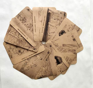 Cartes de vœux personnalisées BENSE en papier kraft écologique de haute qualité avec logo personnalisé pour les prospectus - Product Image 4