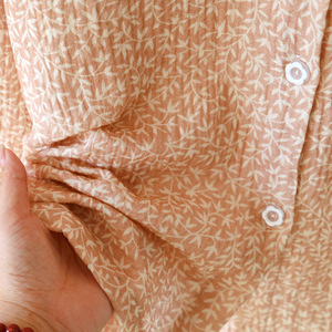 Conjunto de Pijama para Mujer 100% Algodón, Manga Larga, Pantalón Largo, Botones, Estampado Floral, Suave y Transpirable, Ropa de Dormir Personalizada al por Mayor - Product Image 6
