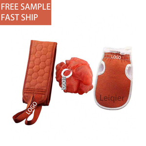 Gant de <span class=keywords><strong>Douche</strong></span> Exfoliant Personnalisé avec Logo, Éponge de Bain en Maille, Kit d'Outils de Bain pour le Corps (Femmes, Hommes, Enfants) - Product Image 1