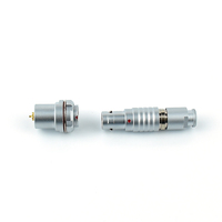 Connecteur Circulaire Aéronautique Série TT B OEM/ODM FGG HEG FGG.3B.305.CLAD HEG.3B.305.CLL, Contacts en Cuivre Plaqué Or, IP50