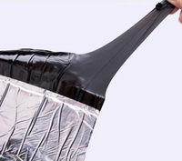 Membrane d'étanchéité en bitume polymère modifié auto-adhésive, en feuille d'aluminium anti-fuite, facile à poser, pour matériaux de construction