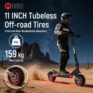 Scooter Eléctrico de Doble Motor 2000W2 con Neumáticos Todoterreno, Control por Aplicación, Alcance de 60 KM para Aventuras Fuera de Carretera - Product Image 2