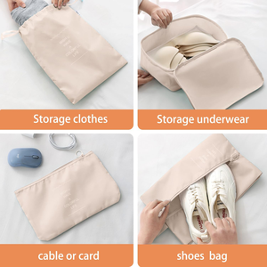 Ensemble de 8 sacs organisateurs de bagages pour la <span class=keywords><strong>famille</strong></span>, cubes de rangement de <span class=keywords><strong>voyage</strong></span> <span class=keywords><strong>en</strong></span> maille respirante pour valises, ensemble de sacs de <span class=keywords><strong>voyage</strong></span> durables et essentiels - Product Image 5
