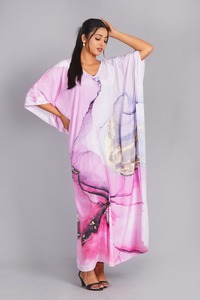 ชุดกิโมโนผ้าฝ้ายพิมพ์ลายคุณภาพสูง ลายดอกไม้พิมพ์มือ สำหรับใส่พักผ่อน มีจำหน่ายในราคาขายส่ง - Product Image 3