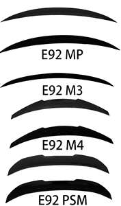 Aileron de pièces automobiles de style M4 pour <span class=keywords><strong>BMW</strong></span> Série 3 E90 <span class=keywords><strong>E92</strong></span> MP <span class=keywords><strong>M3</strong></span> PSM Pare-chocs d'aile de voiture de haute qualité à bas <span class=keywords><strong>prix</strong></span> - Product Image 4