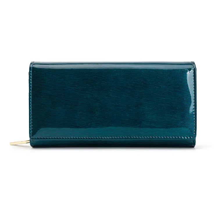 Dark Green Candy Ladies Long Clutch Wallet with Multi Card Slots Purse High Quality Latest Design Soft PU Leather for Woman Hasp
