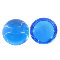 Pierres synthétiques en agate ronde polie, cabochon, pierres en vrac