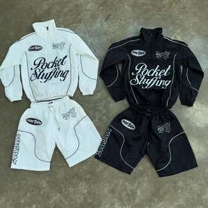 <span class=keywords><strong>Tuta</strong></span> da <span class=keywords><strong>uomo</strong></span> in Nylon 100% personalizzata-stile Vintage Street con serigrafia, <span class=keywords><strong>pantaloncini</strong></span> in Nylon traspirante, stile estivo - Product Image 1