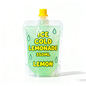 Custom Gravure Printed Logo Transparent Juice Champagne Spout <strong>Pouch</strong> High Temperature Leakproof <strong>Squeeze</strong> Puree Bags - Product Image 1