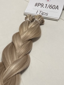 ผมต่อแบบ I-Tip ผมแท้ เวอร์จิ้น เรมี่ ผมตรง สีดำธรรมชาติ ไม่หลุดร่วง สำหรับผู้หญิง ใช้ในร้านเสริมสวย - Product Image 4