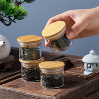 Mini pot de conservation en verre scellé - Contenant portable pour thé/café pour les voyages et l'usage quotidien