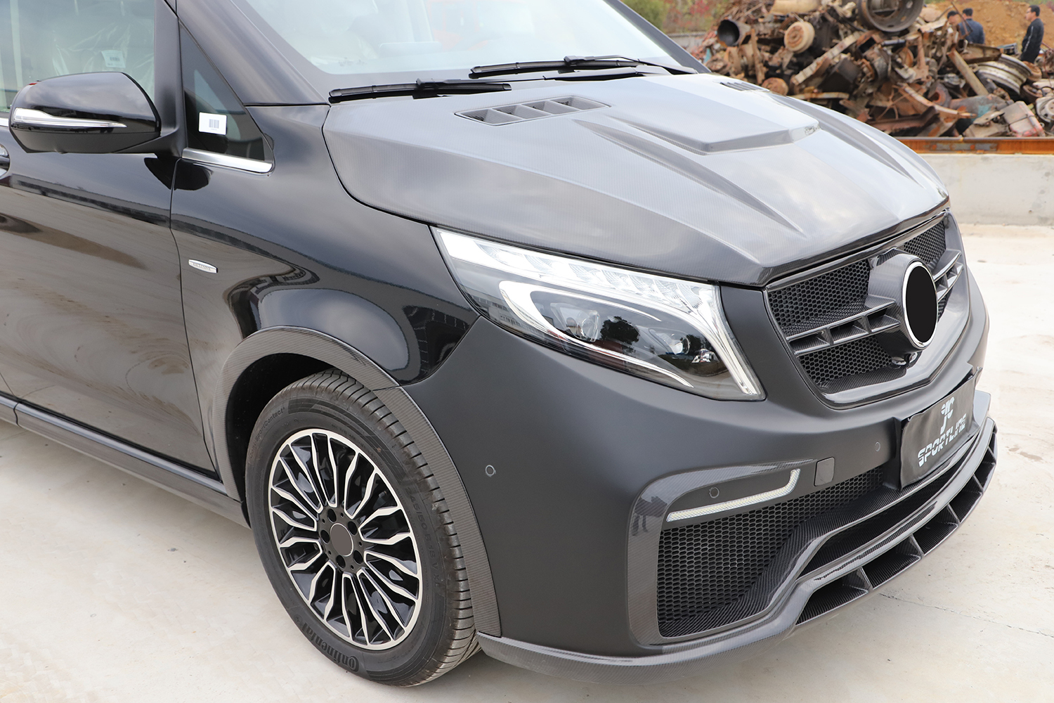 Carbon Fiber W447 Wheel Arch Fender Flares for Mercedes V-Class