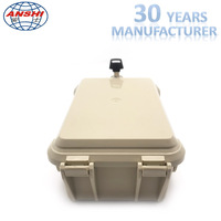 Boîte de distribution téléphonique extérieure verrouillable d'usine pour module LSA 10 20 30 paires pour applications de télécommunication