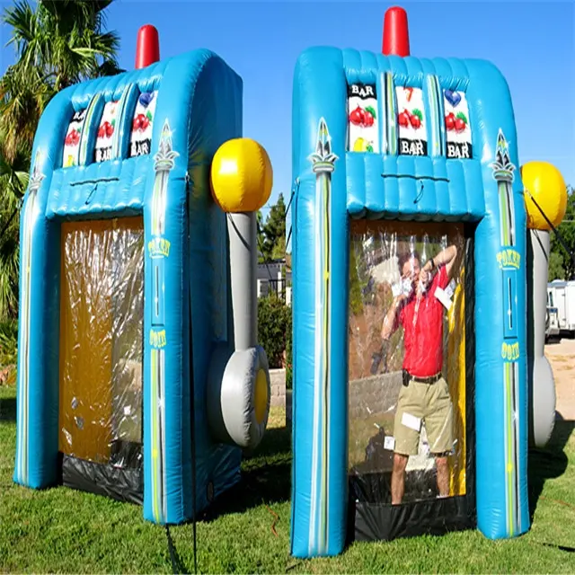 Inflatable Tiền Cube Booth, Tùy Chỉnh Tiền Grabber, Máy Tiền Inflatable