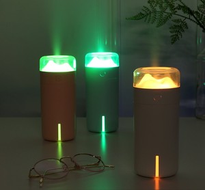 Leadingplus Romantic Mountain LED Light Color Cup USB Desktop <span class=keywords><strong>Mini</strong></span> Cool Mist Humidifier Essential Oil Diffuser - Product Image 2