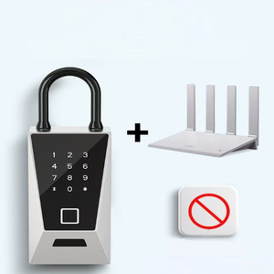 <span class=keywords><strong>Caja</strong></span> de <span class=keywords><strong>Seguridad</strong></span> Inteligente de Aleación de Aluminio Sinovo con Control por Aplicación Tuya, Código de Huella Dactilar y Contraseña Anti-Espionaje para Alquiler <span class=keywords><strong>Airbnb</strong></span> - Product Image 6