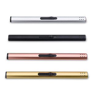 Aluminum Alloy Kitchen <b>Lighter</b> Piezoelectric Ignition Windproof For Candle Aromatherapy Tools Household Use - Product Image 2