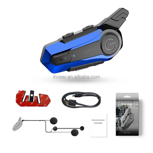 Inveer 1000m Casco dúplex Bluetooth <span class=keywords><strong>Intercom</strong></span> Auriculares IPX65 a prueba de agua para accesorios de casco X1Plus Accesorios de motocicleta - Product Image 3