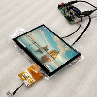 LCD piloté par EEIT de 7 pouces pour des modules d'affichage tft de performance tactile optimale avec écran d'affichage à cristaux liquides tactile écran ips de 7 pouces