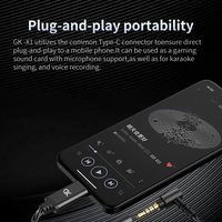 Adaptateur DAC AMP en métal GK X1 HIFI, câble audio de type C vers 3,5 mm avec amplification PCM 192 kHz, câble adaptateur PCM 192 kHz