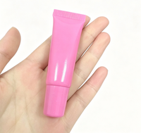 Mini tube de brillant à lèvres souple format voyage en stock, petit tube de sérum huile à lèvres à presser pour kits de voyage
