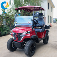 Voitures de golf électriques Robetaa homologuées CE, 2 places, avec batterie au lithium